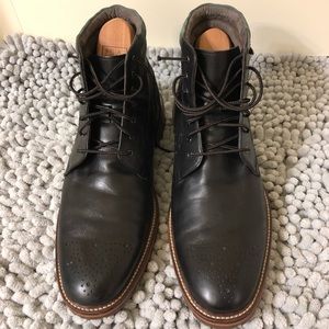 Johnston & Murphy black boots